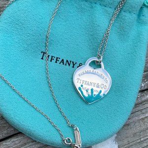 Authentic Tiffany & Co Splash Charm Necklace